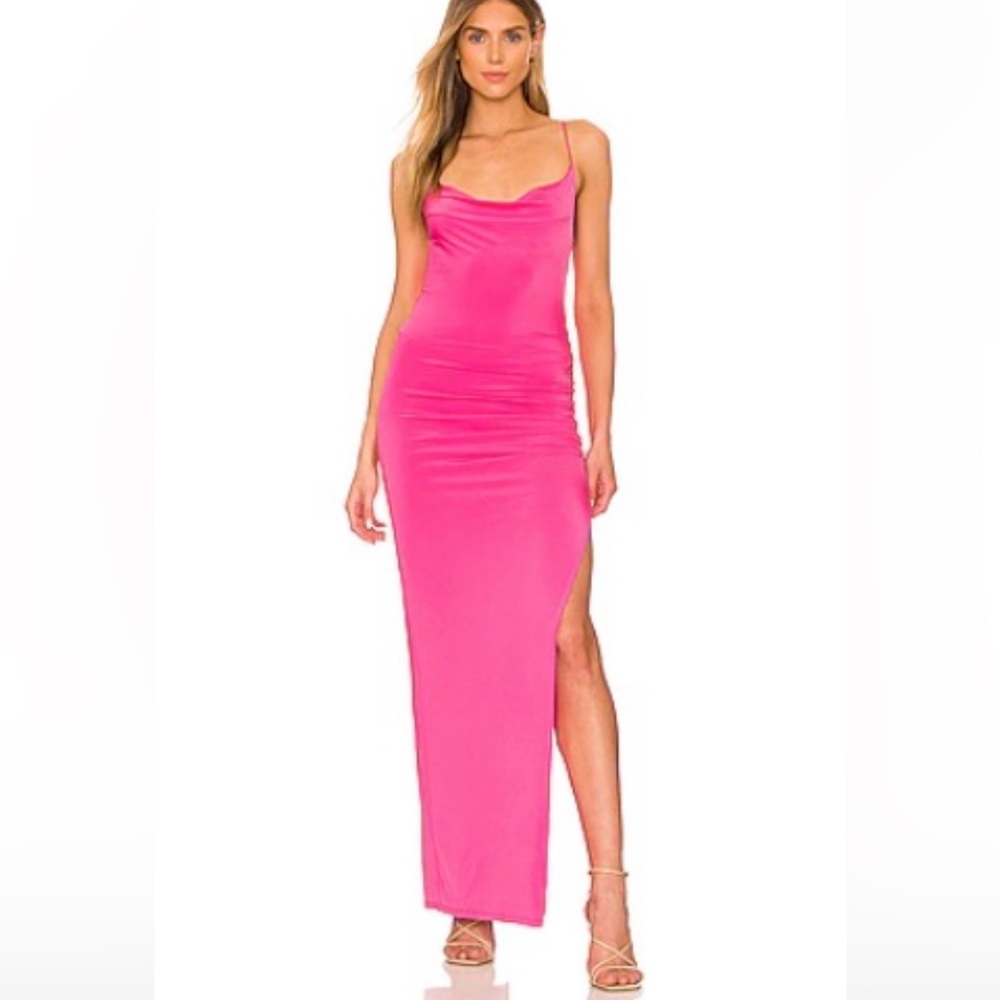 NWT Lovers and Friends Odessa Gown in Pink